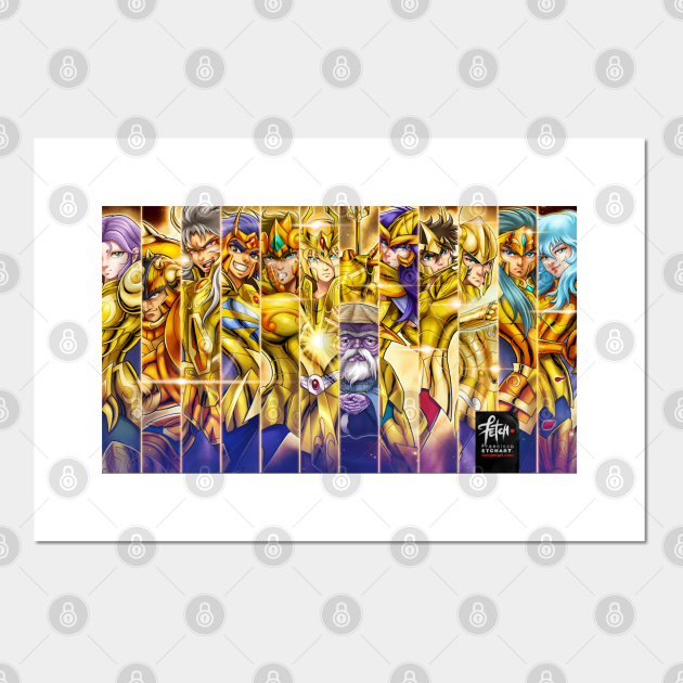 12 gold saints lost canvas